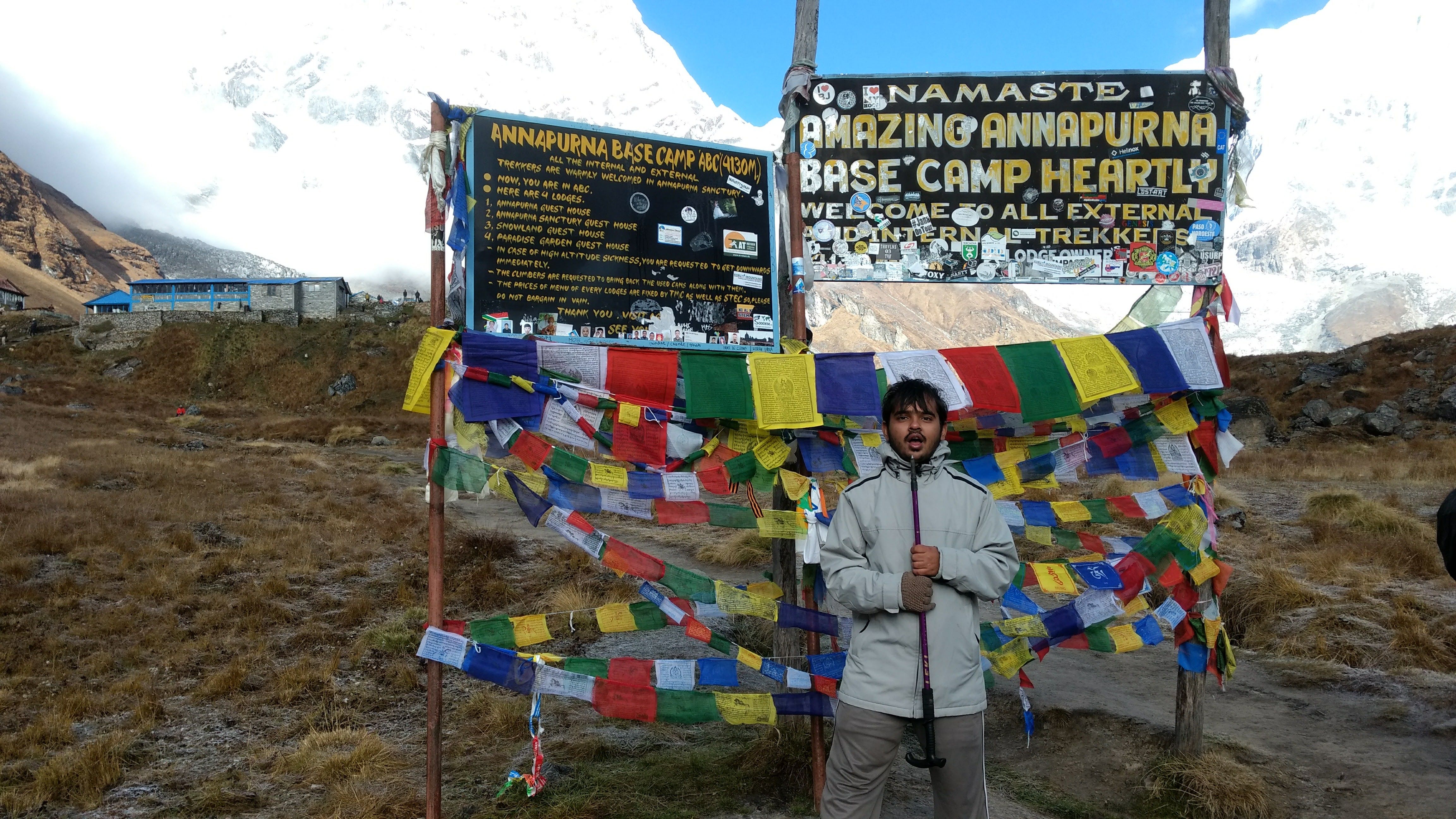 Top of Annapurna Base Camp