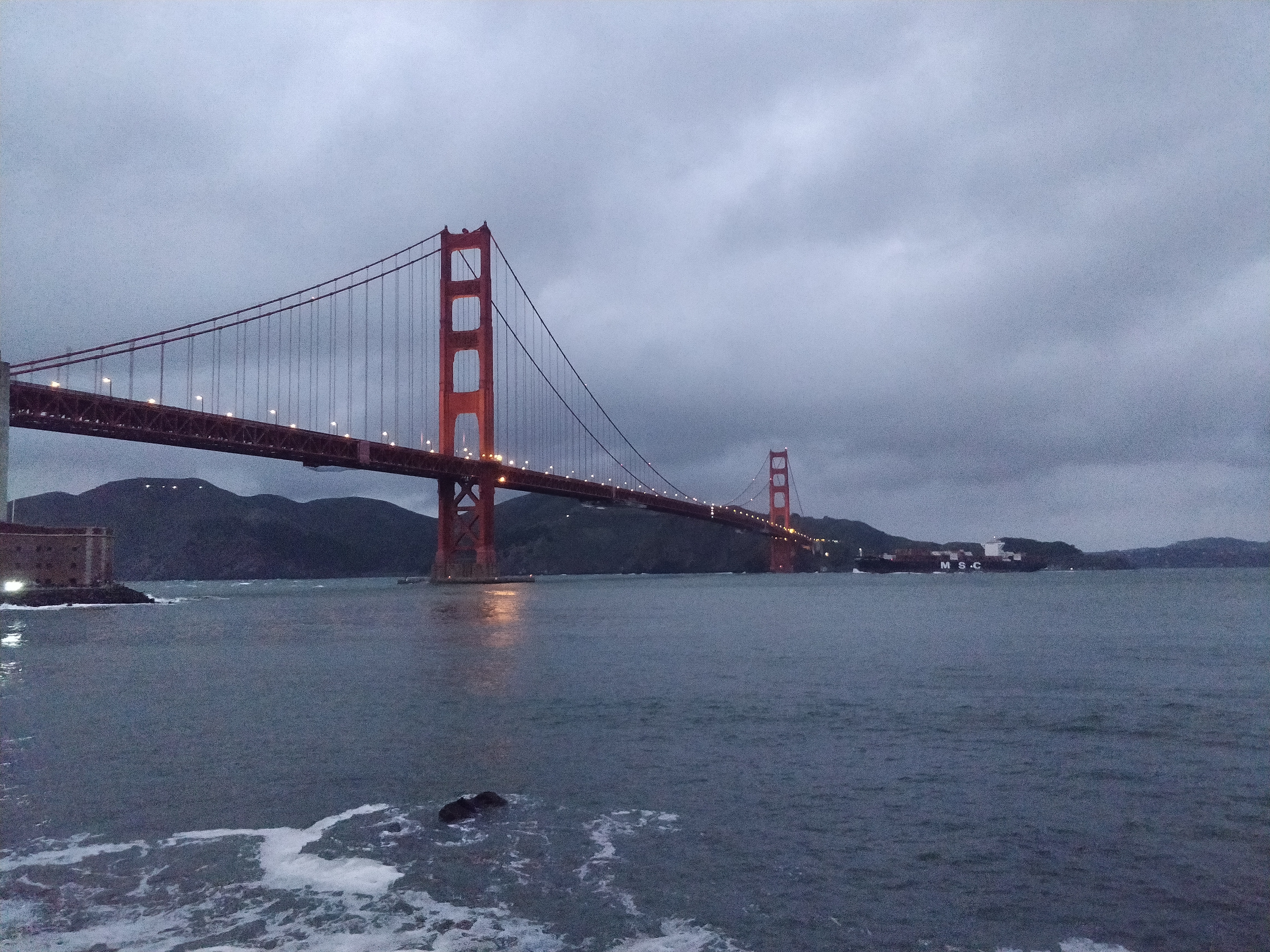 Cliche picture of the golden gate bridge